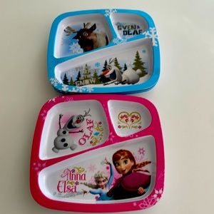 Kids plates, set of 6, used excellent condition.